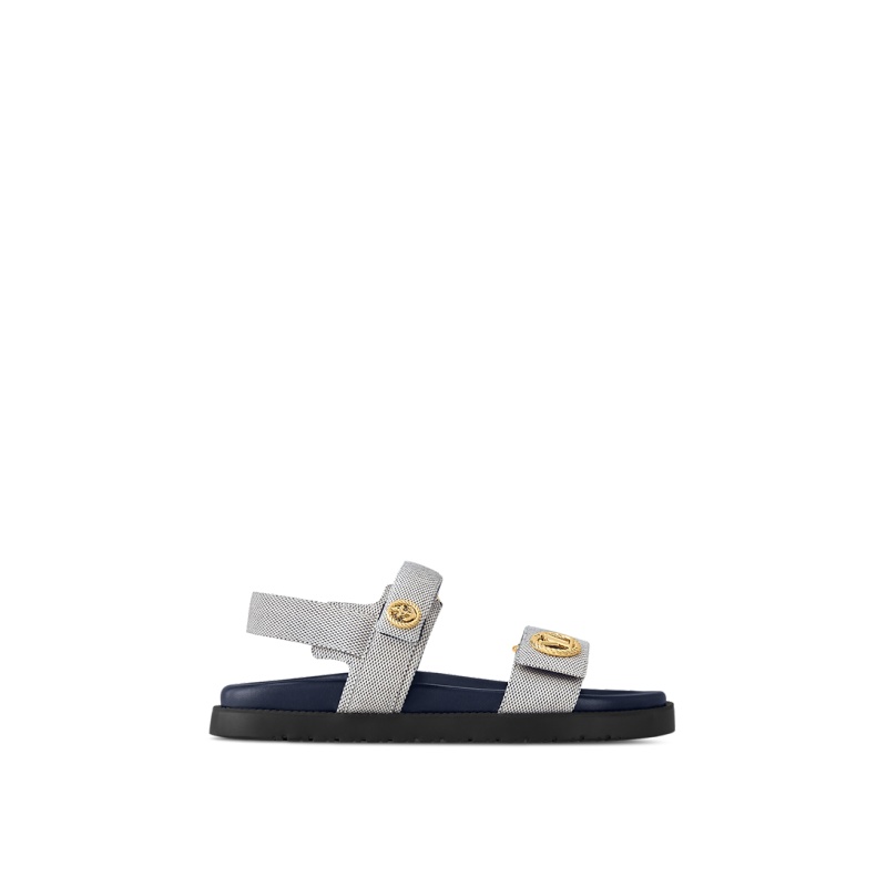 LV Sunset Flat Comfort Sandal - Image 5